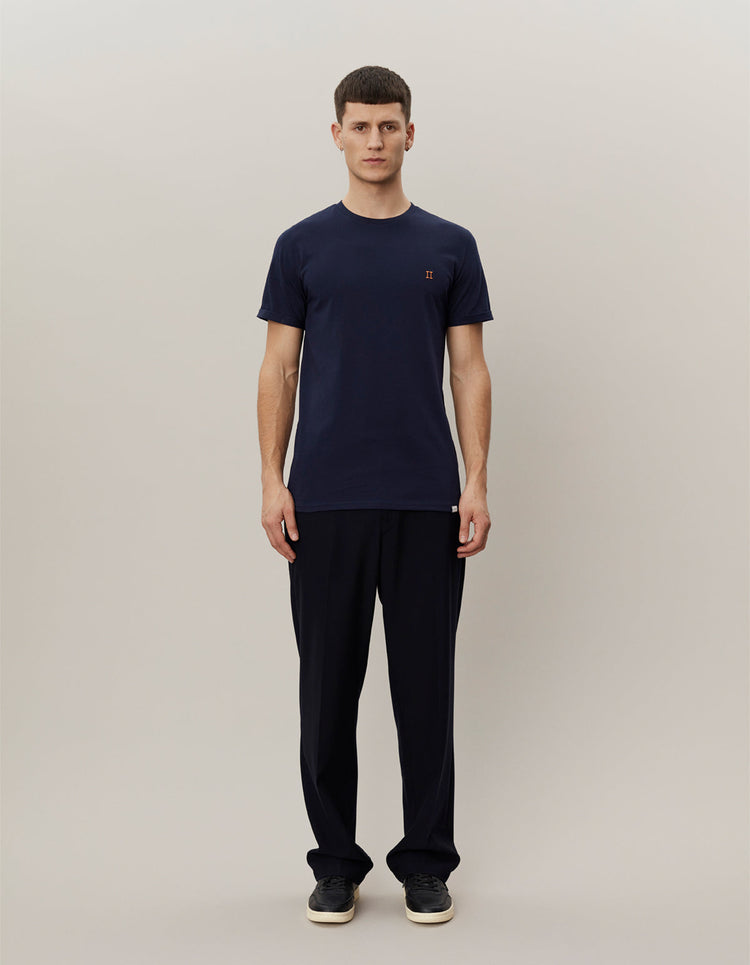 Les deux norregaard t-shirt dark navy