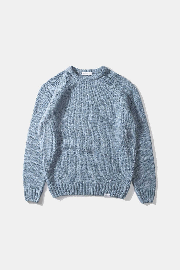 Edmmond paris sweater plain light blue