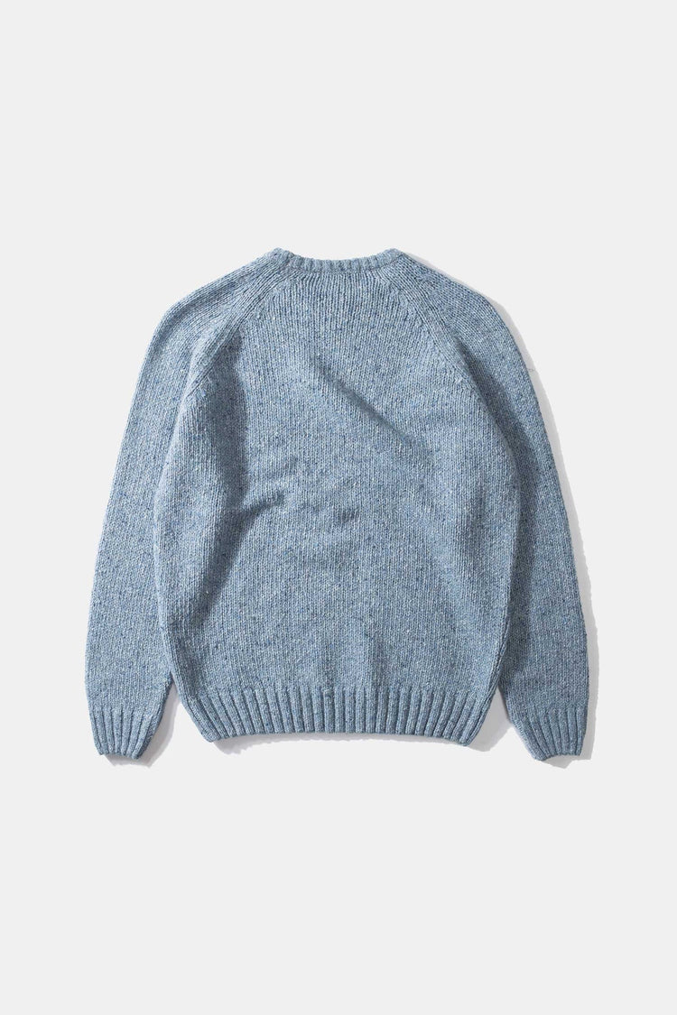 Edmmond paris sweater plain light blue