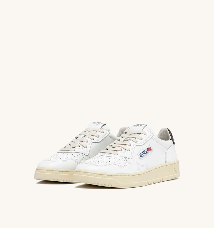 Autry ll53 leather leather white brown