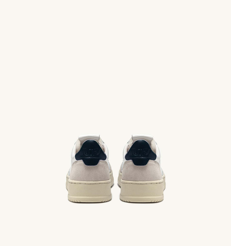 Autry ls28 leather suede white blue