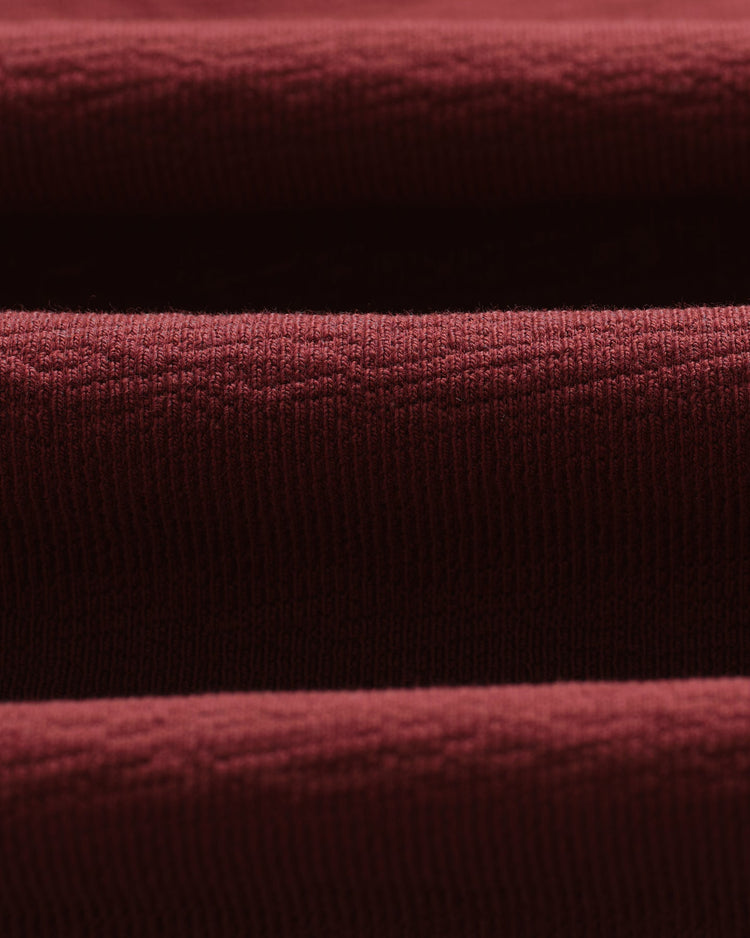 Wax london dean ss tee jolt burgundy