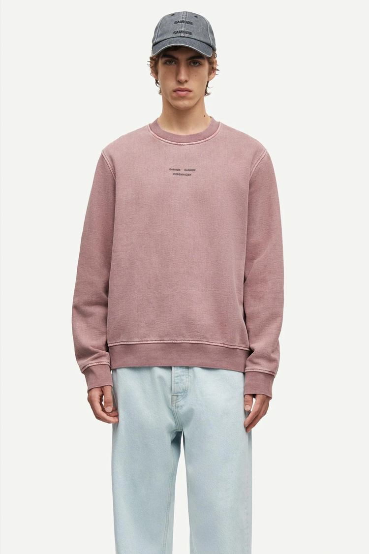 Samsoe samsoe samarcus sweatshirt 14485 grape shake