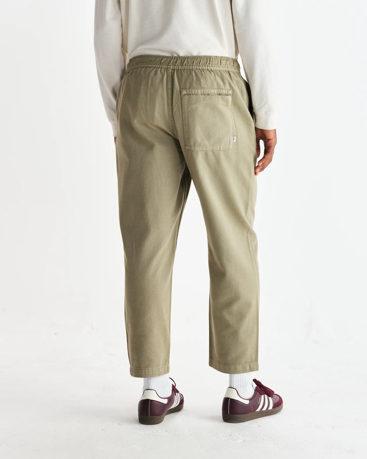 Wax london kurt trouser organic cotton twill light khaki
