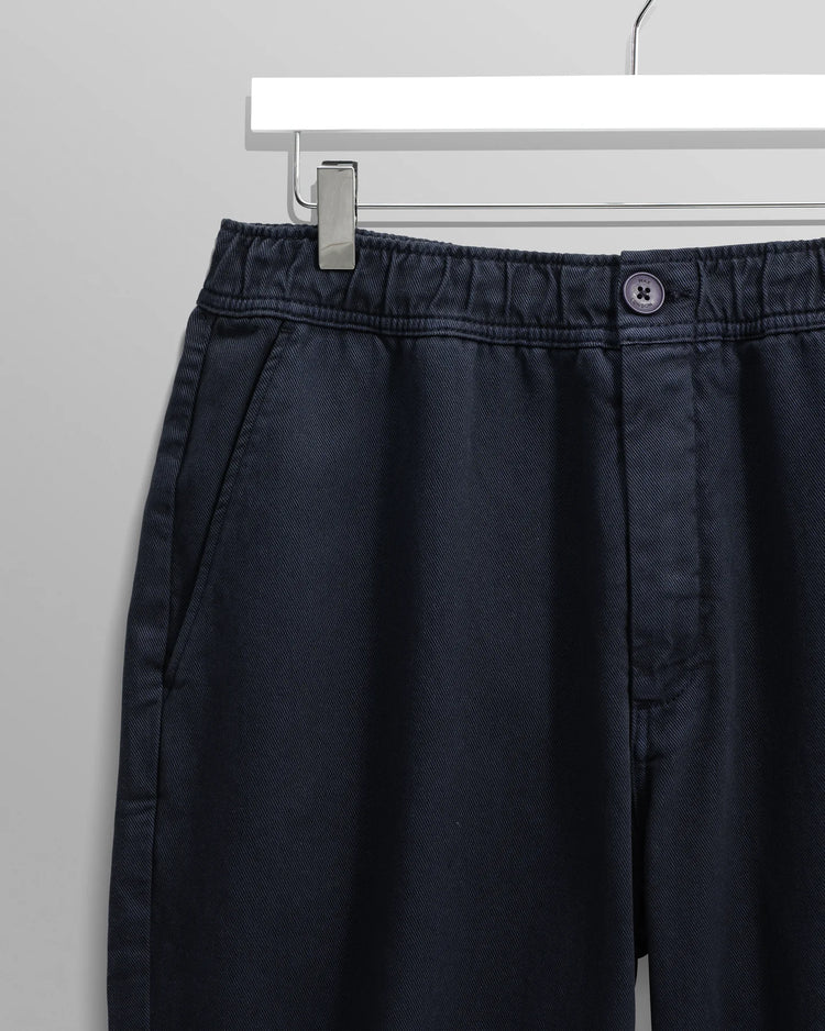 Wax london kurt trouser organic twill navy