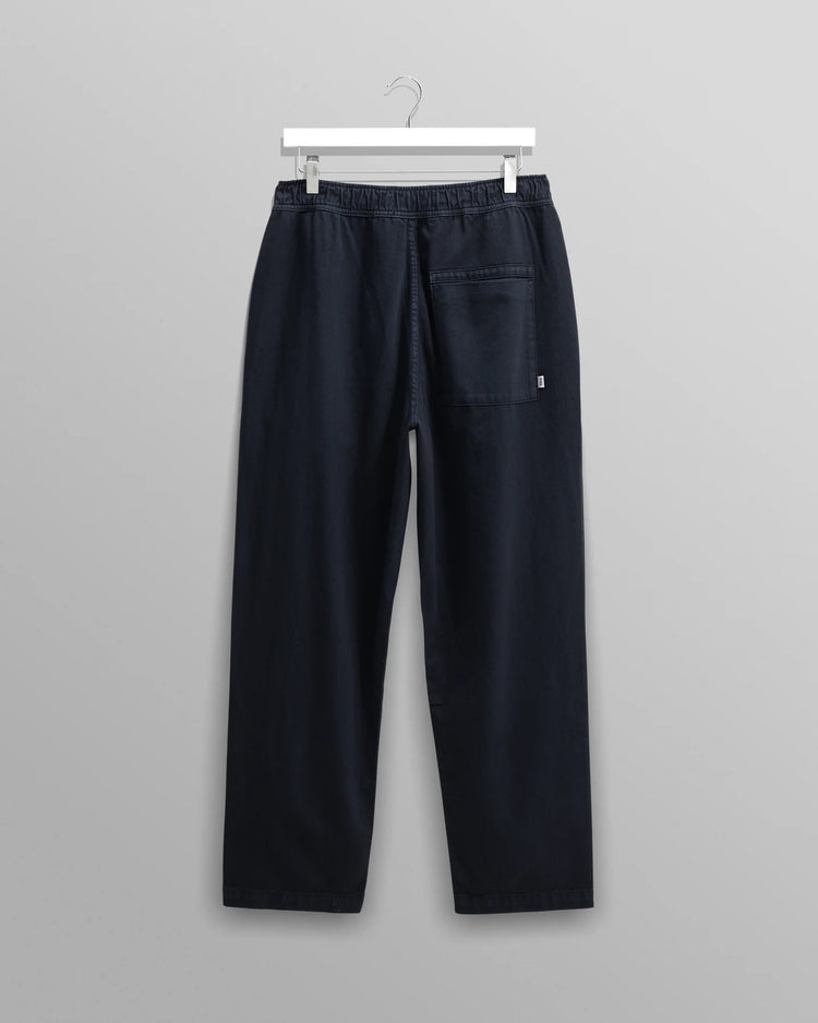 Wax london kurt trouser organic twill navy