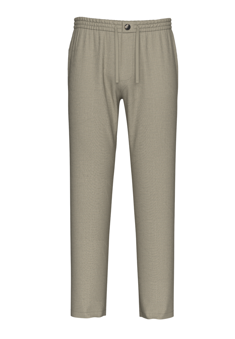 Selectedhomme slh196-straight robert string pant sand