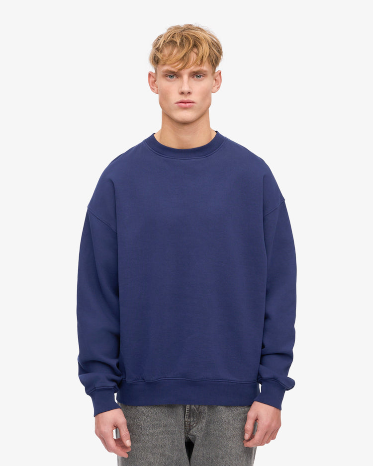 Colorful standard organic oversized crew cs1012 marine blue