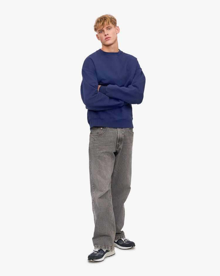 Colorful standard organic oversized crew cs1012 marine blue