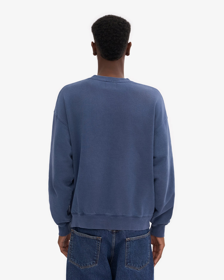 Colorful standard organic oversized crew sweat cs1012 neptune blue