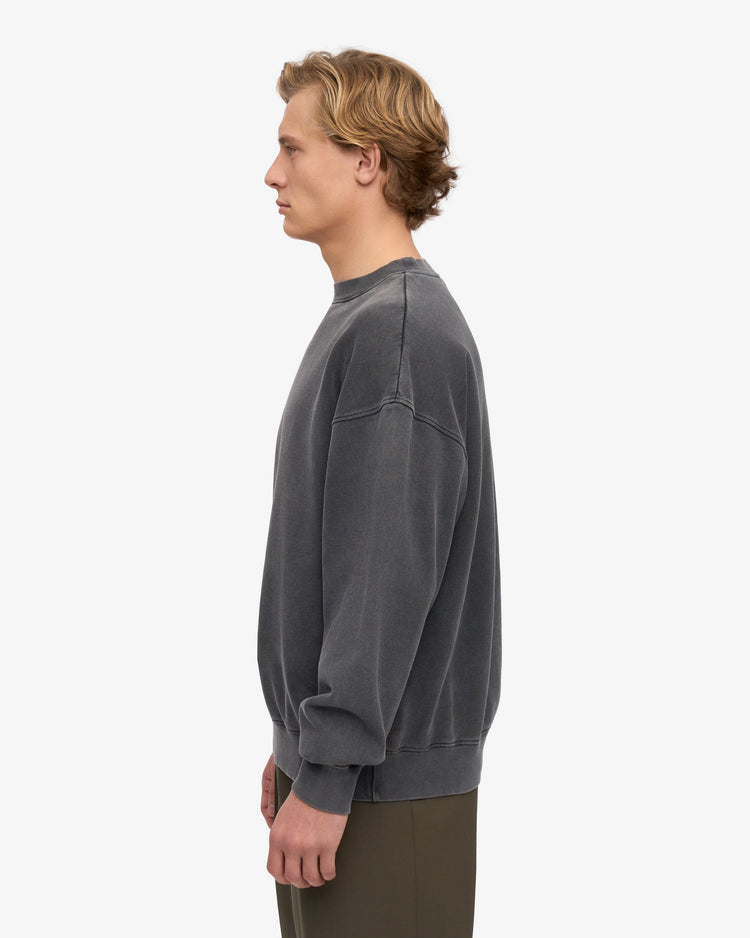 Colorful standard organic oversized crew sweat cs1012 faded black