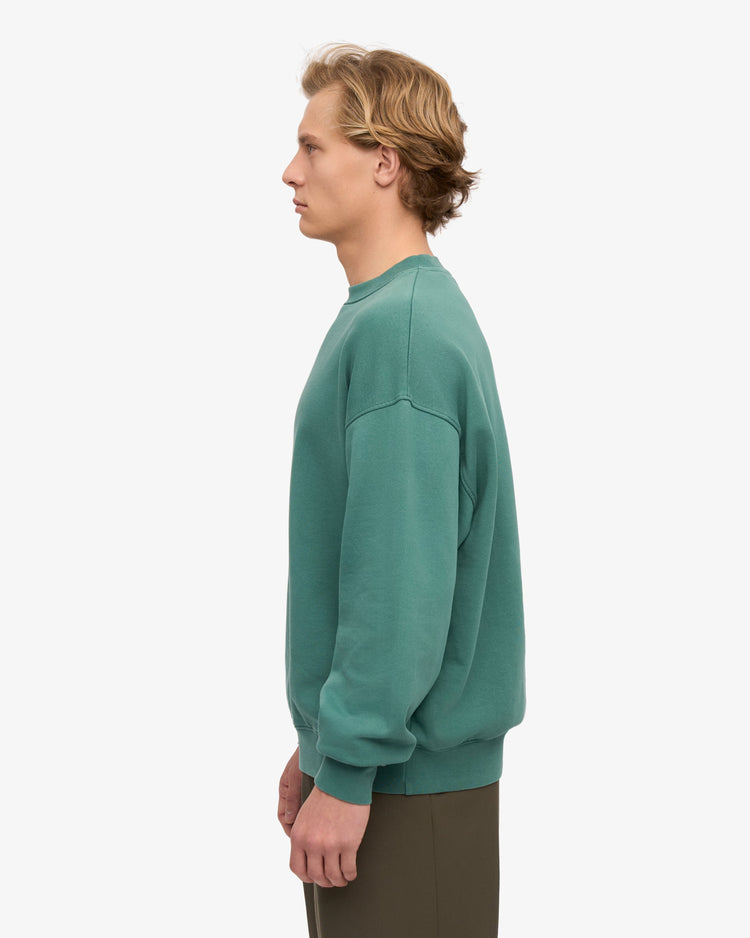 Colorful standard organic oversized crew sweat cs1012 pine green