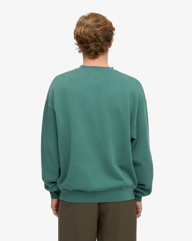Colorful standard organic oversized crew sweat cs1012 pine green