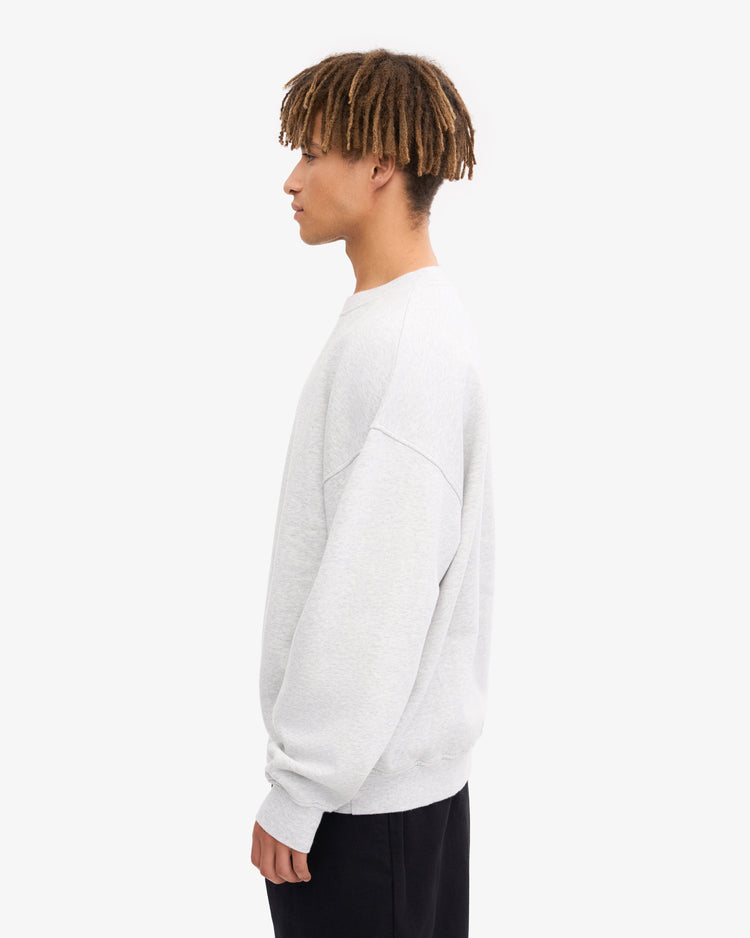 Colorful standard organic oversized crew sweat cs1012 snow melange