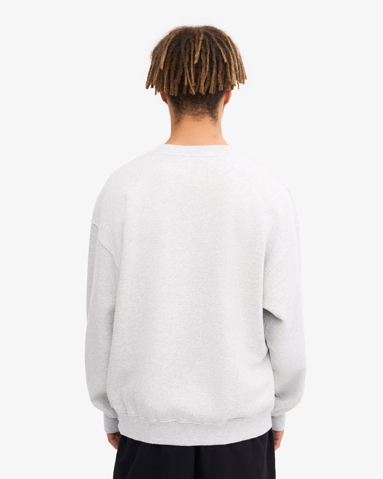 Colorful standard organic oversized crew sweat cs1012 snow melange