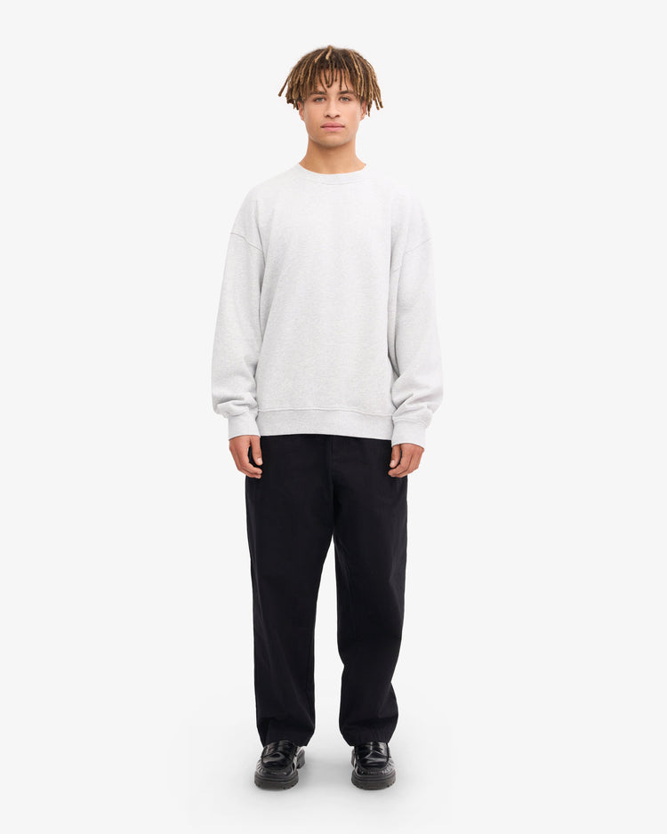 Colorful standard organic oversized crew sweat cs1012 snow melange