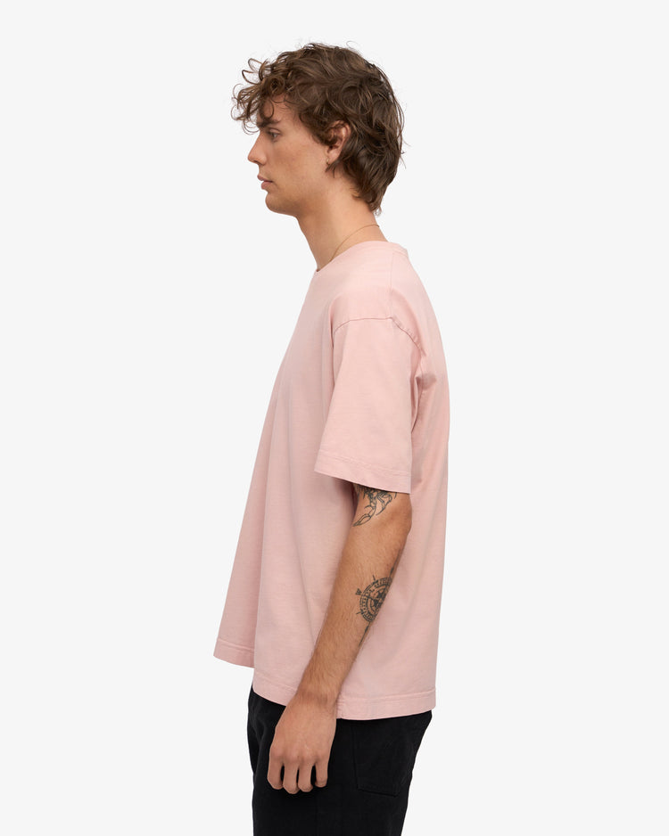 Colorful standard oversized organic t-shirt cs2056 faded pink