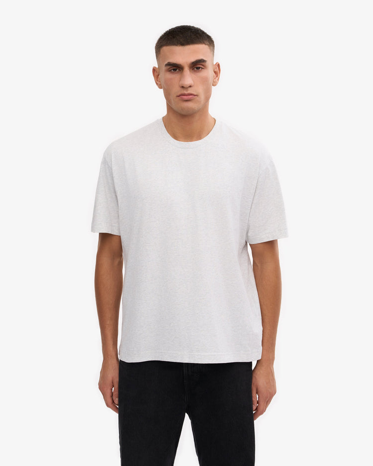 Colorful standard oversized organic t-shirt cs2056 snow melange