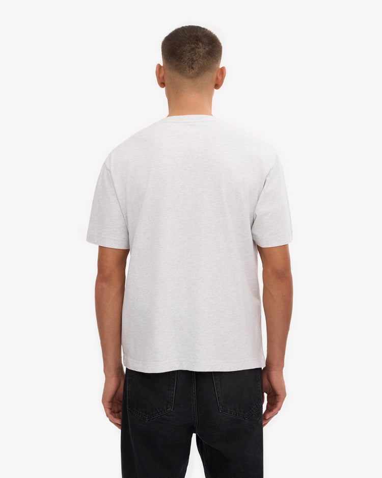 Colorful standard oversized organic t-shirt cs2056 snow melange