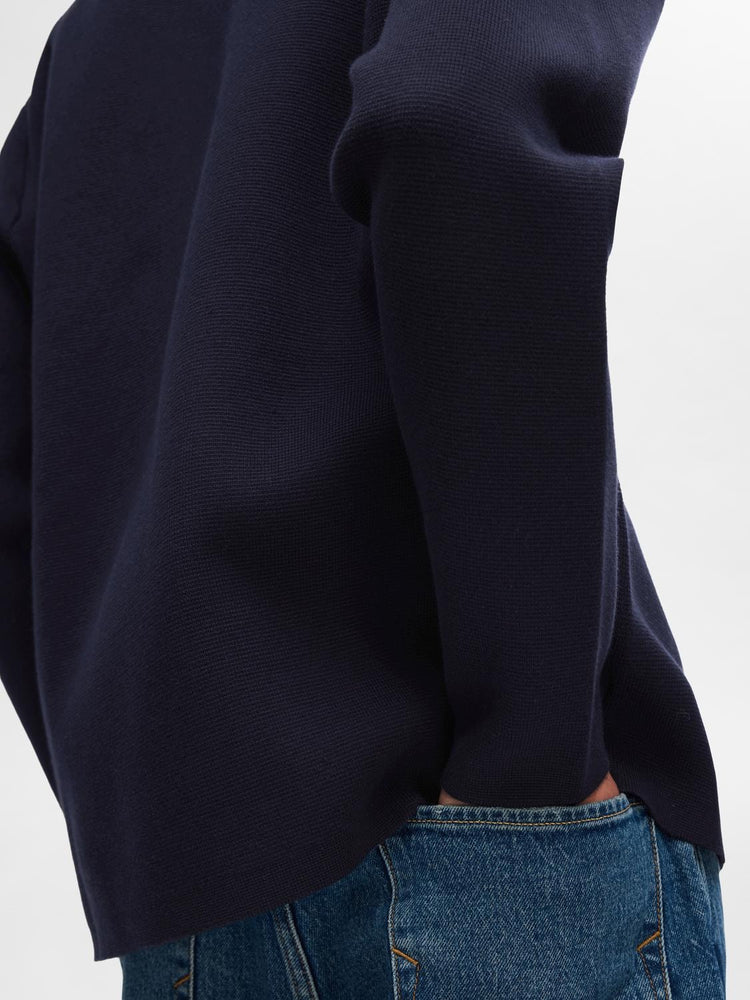 Selectedhomme mike knit relaxed sky captain