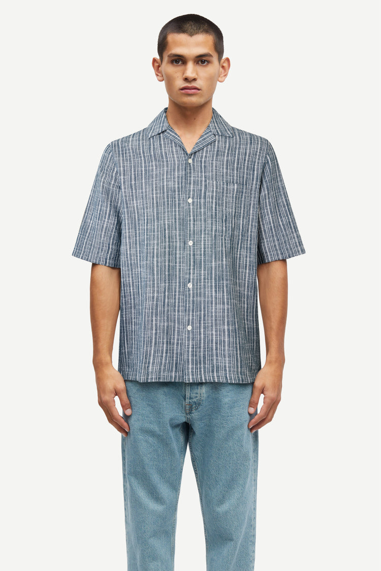 Samsoe samsoe saoscar ap shirt 14246 orion blue st