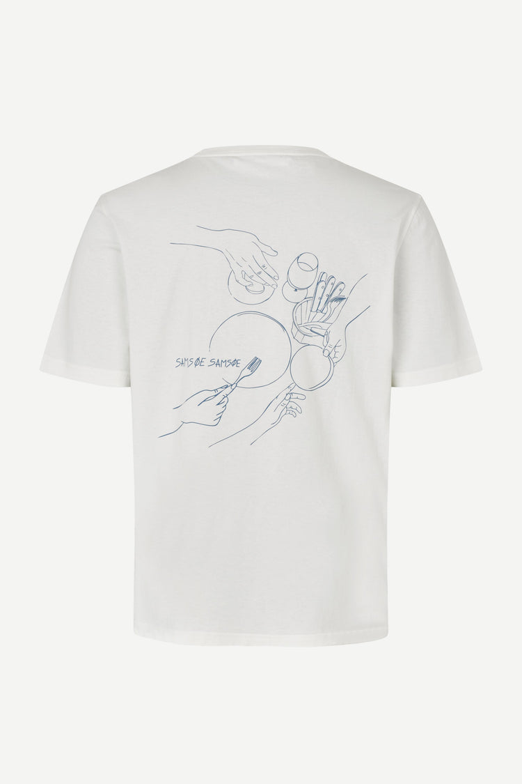 Samsoe samsoe safeast t-shirt 15489 oatmeal feast