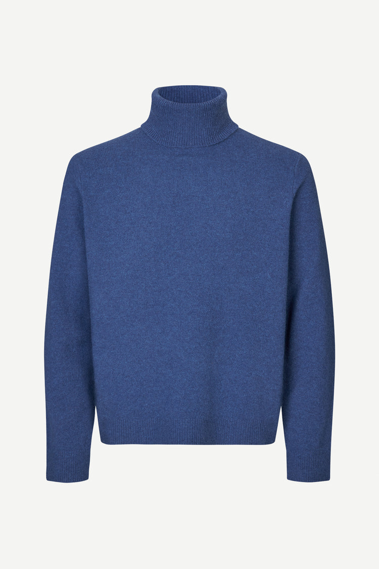 Samsoe samsoe isak knit turtleneck 15010 true navy