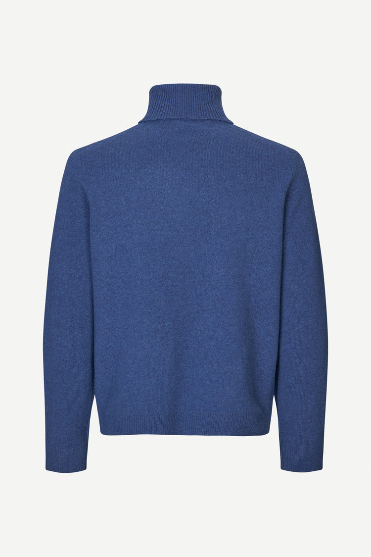Samsoe samsoe isak knit turtleneck 15010 true navy