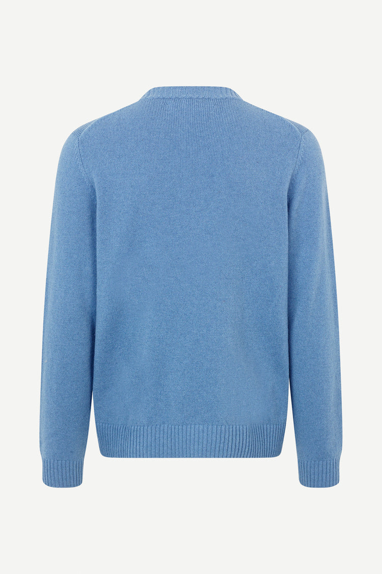 Samsoe samsoe sylli crew neck 132 coronet blue