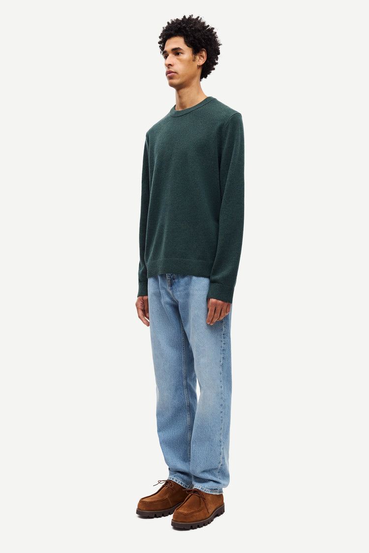 Samsoe samsoe isak knit sweater 15010 green gables