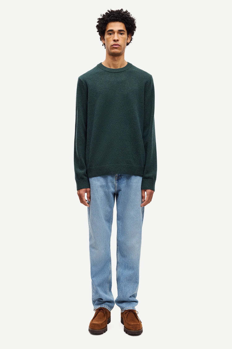 Samsoe samsoe isak knit sweater 15010 green gables