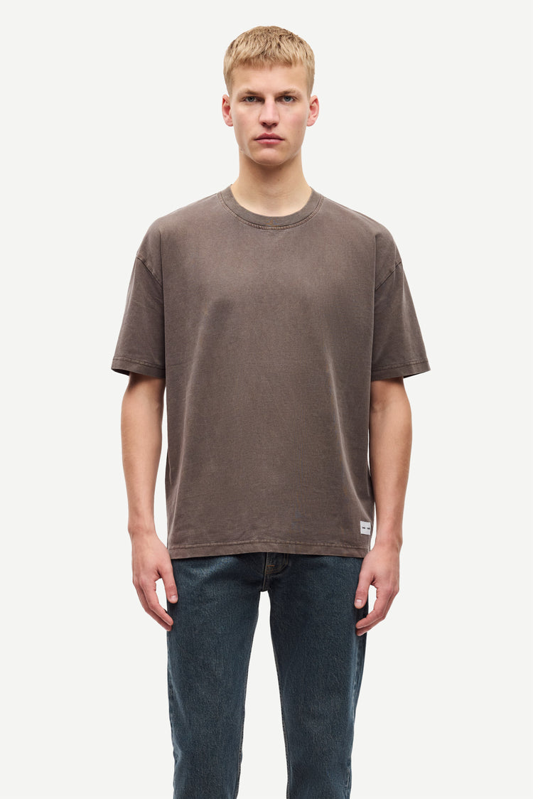 Samsoe samsoe sapigment t-shirt 15489 turkish coffee