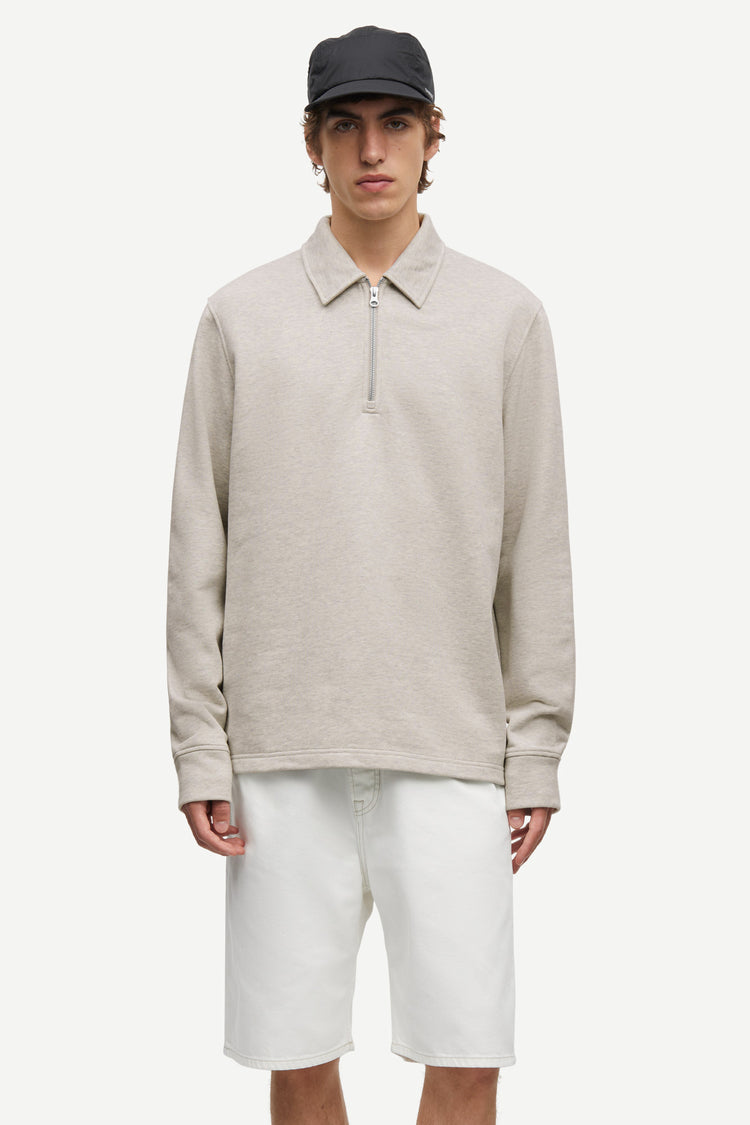 Samsoe samsoe salouis hz polo ls 15673 moonstruck mel