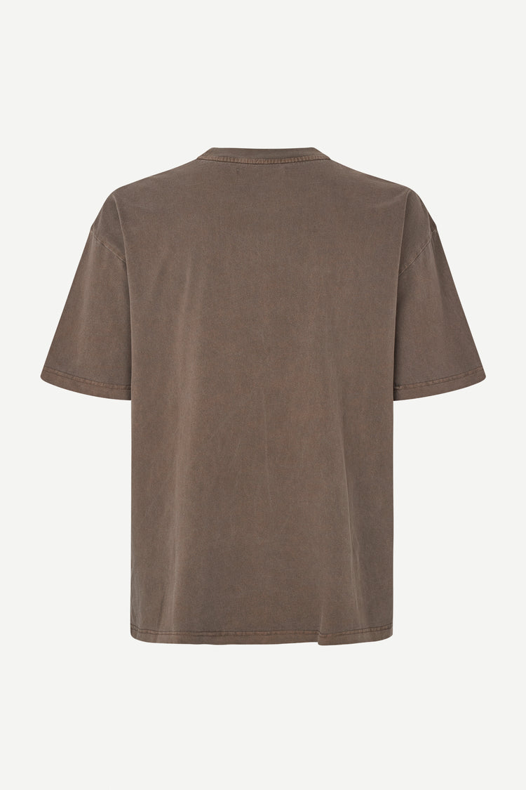 Samsoe samsoe sapigment t-shirt 15489 turkish coffee