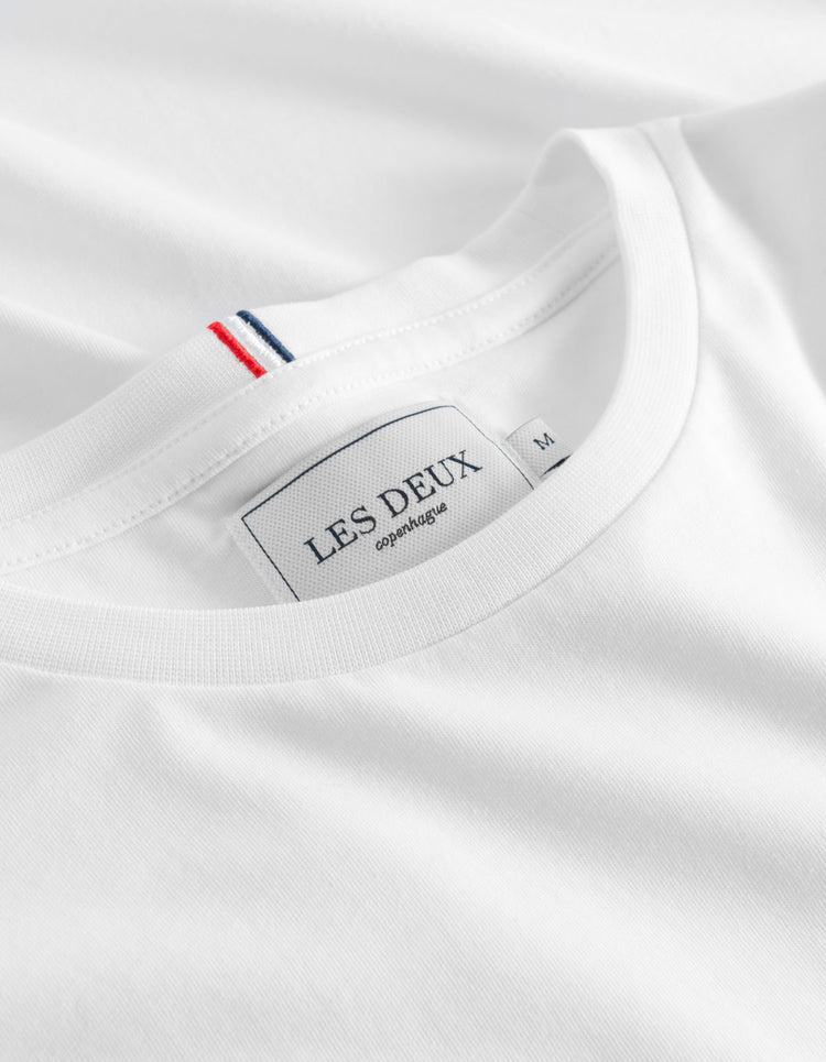 Les deux norregaard t-shirt white