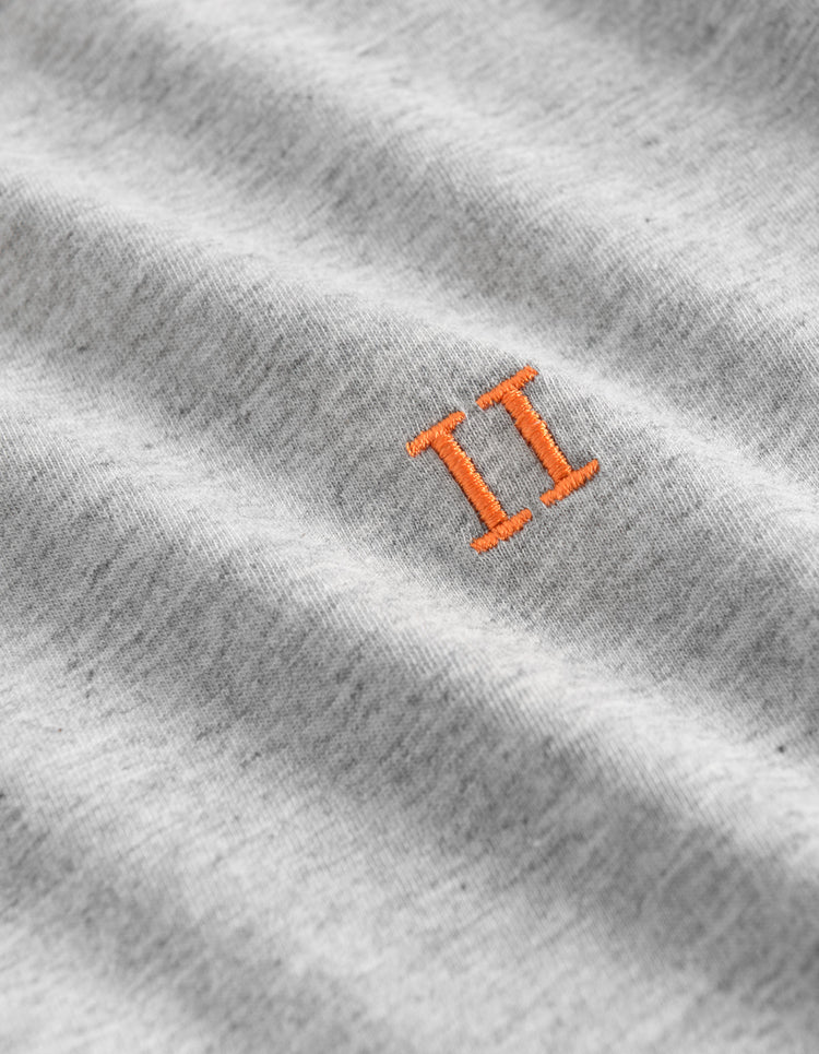 Les deux norregaard t-shirt grey melange