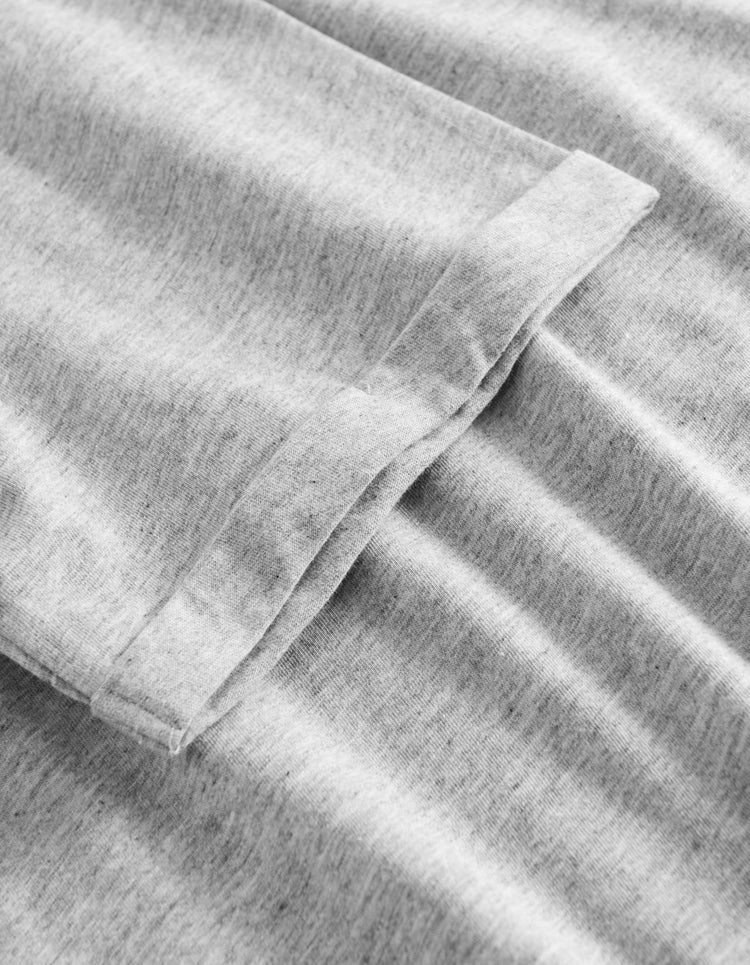 Les deux norregaard t-shirt grey melange