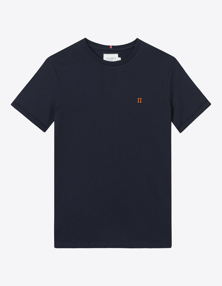 Les deux norregaard t-shirt dark navy