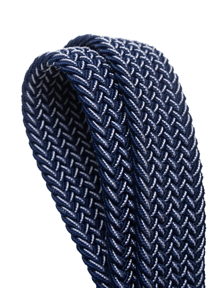 Les deux walker webbing belt dark navy white