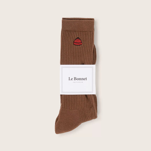 Le bonnet socks walnut