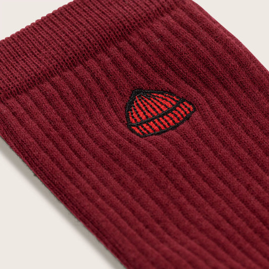 Le bonnet socks bordeaux