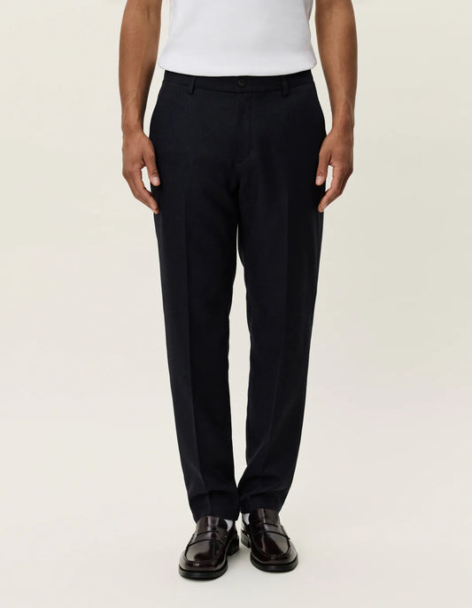 Les deux como reg wool suit pants dark navy