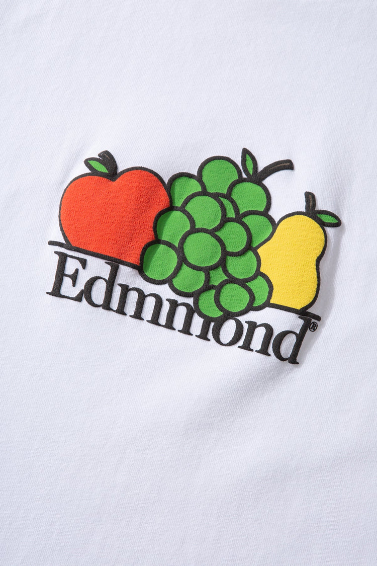 Edmmond fruits t-shirt plain white