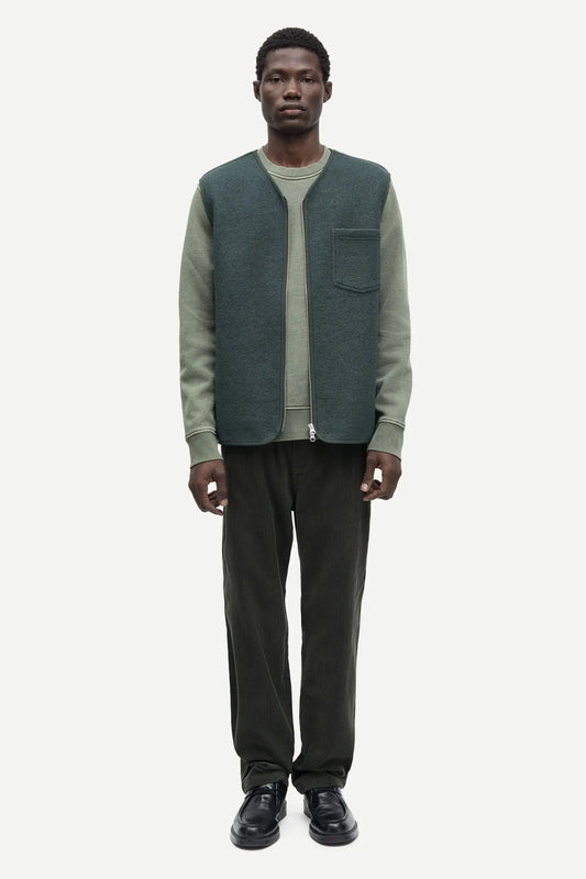 Samsoe samsoe jabari x trousers 14934 dark evergreen