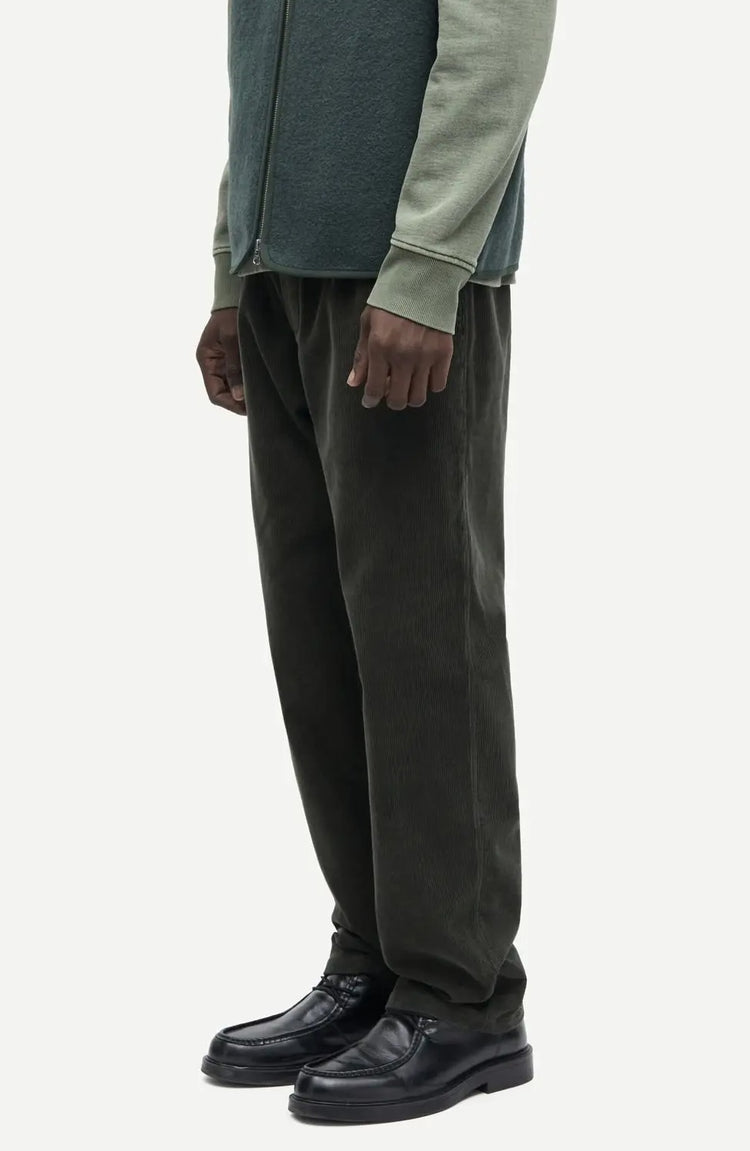 Samsoe samsoe jabari x trousers 14934 dark evergreen