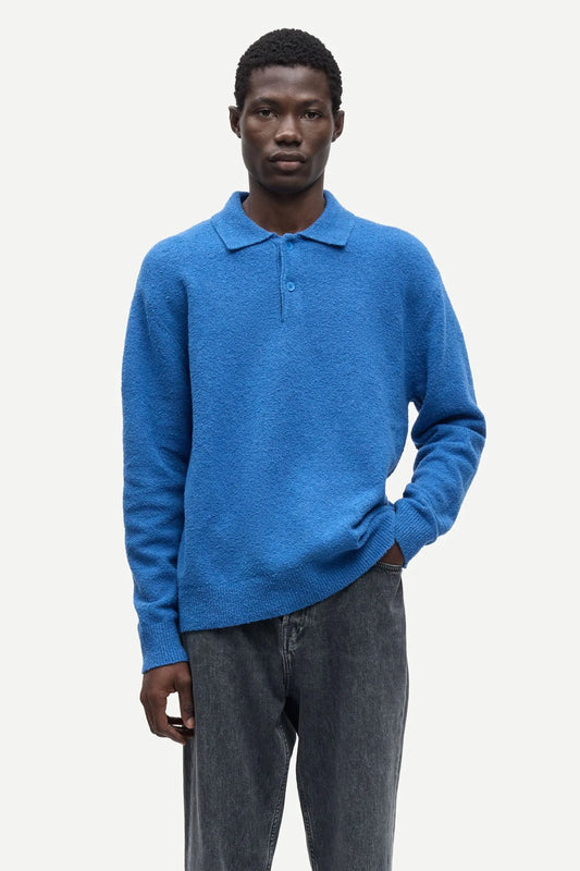 Samsoe samsoe sanino polo 15179 bright cobalt