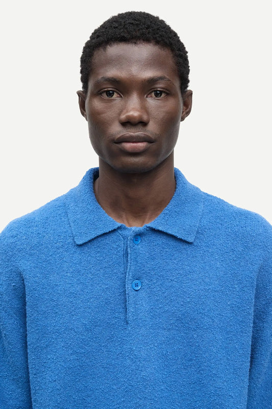 Samsoe samsoe sanino polo 15179 bright cobalt