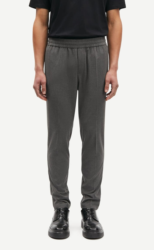 Samsoe samsoe sasmithy trousers 15346 dark grey mel