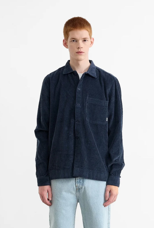 Edmmond jorge shirt plain navy