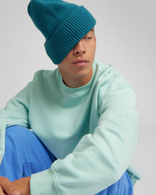 Colorful standard merino wool hat soft yellow